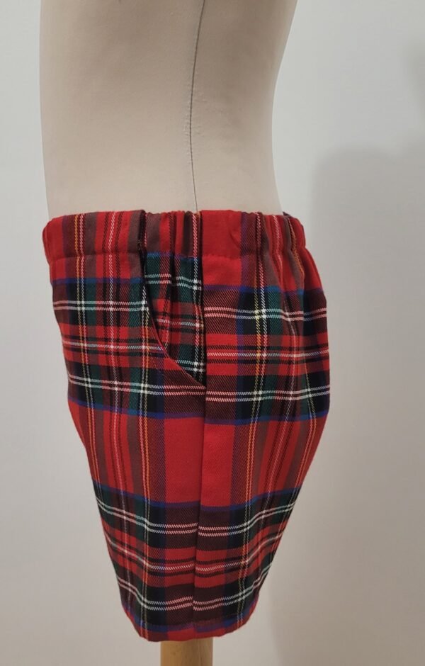 Short écossais rouge – Image 2