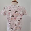 Tee-shirt manches courtes imprimé fée sur fond rose – Image 3